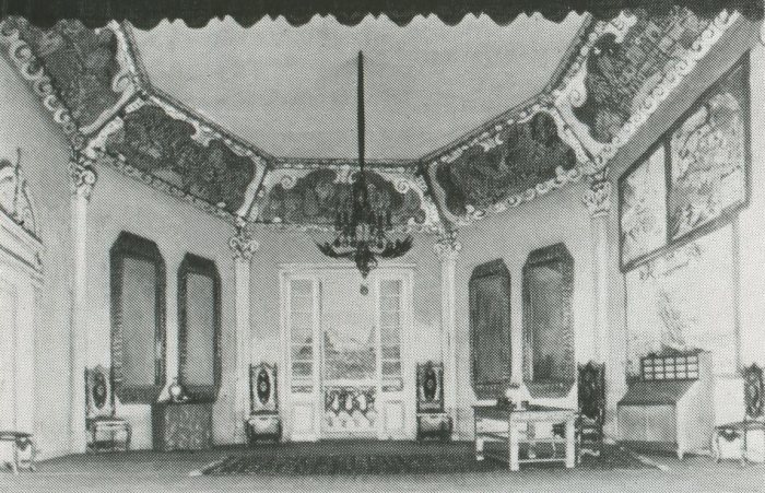 Эскиз К. А. Коровина ко второму действию оперы «Хованщина», Большой театр, 1912 год